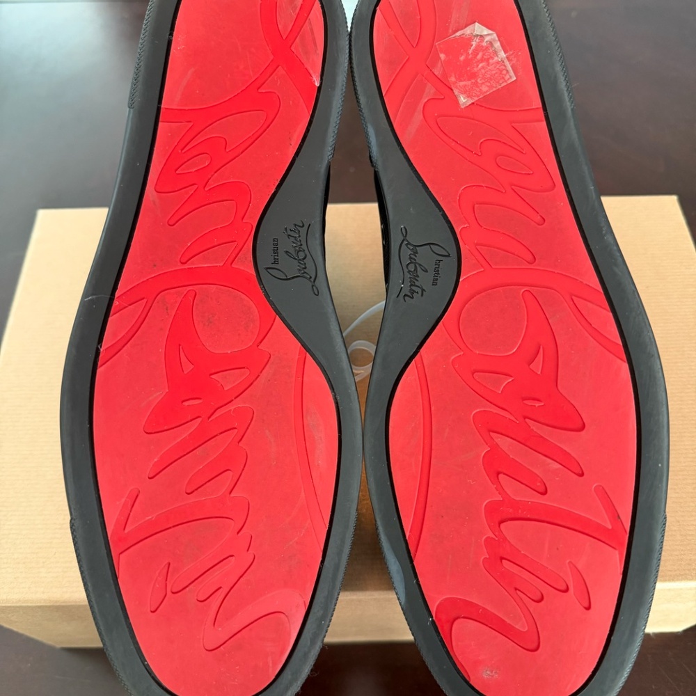 Men's Christian Louboutin Louis Junior Orlato Flat Size 42.5 - Picture 6 of 6
